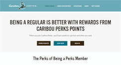 Desktop Screenshot of caribouperks.com